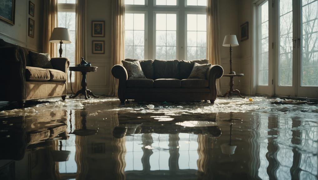 Burst pipe repair and water damage restoration services in Grayson GA
